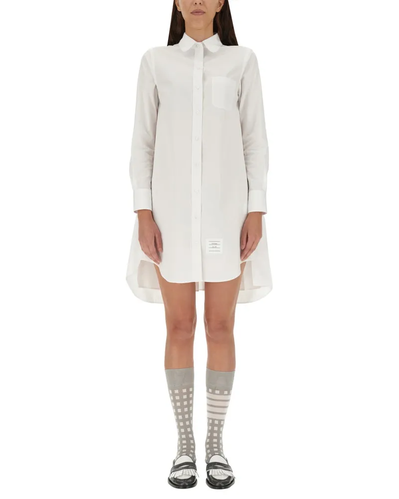 Thom Browne Hemd Kleid White