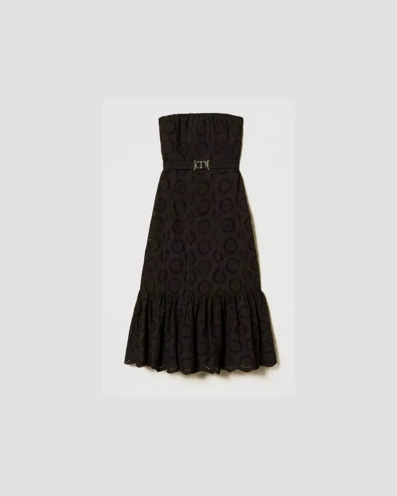 Twin-Set Twin Set Bustier Kleid Black