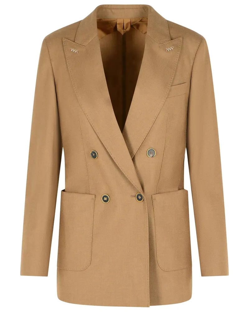 Max Mara Brown Cashmere Blazer Brown