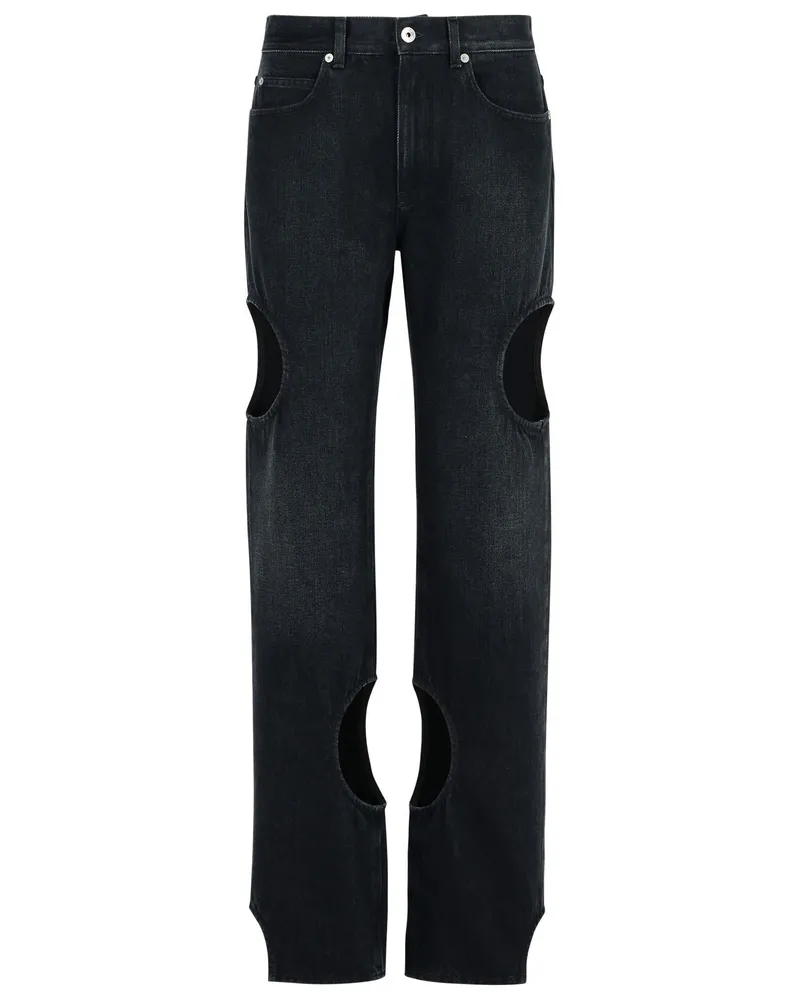 OFF-WHITE Meteor' Black Jeans Jeans Black