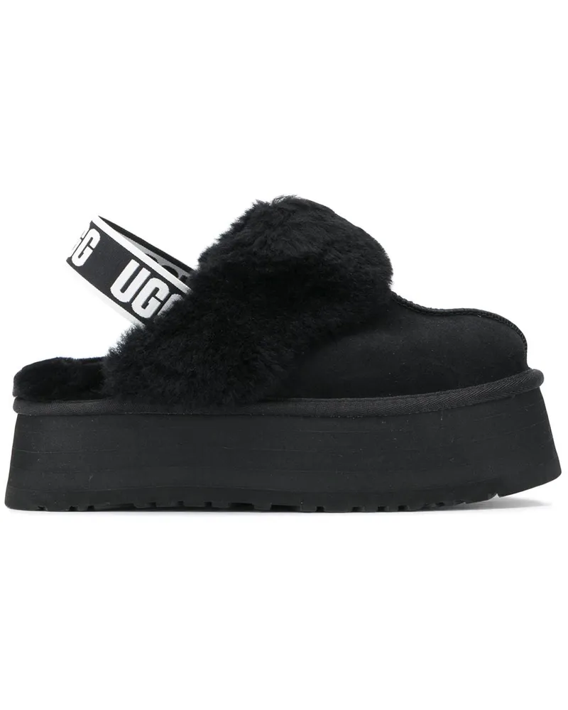 UGG Funkette Pantoffeln Black
