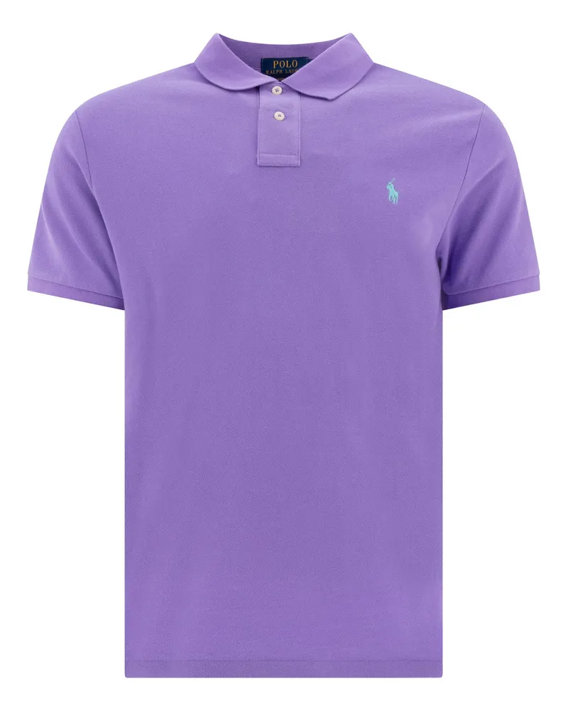 Ralph Lauren Piqué-Poloshirt Purple