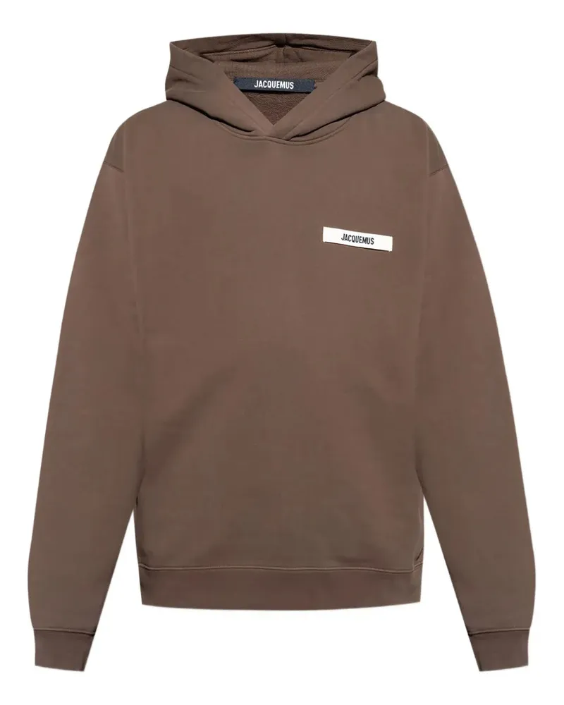 Jacquemus der Gros Grain Hoodie Dark