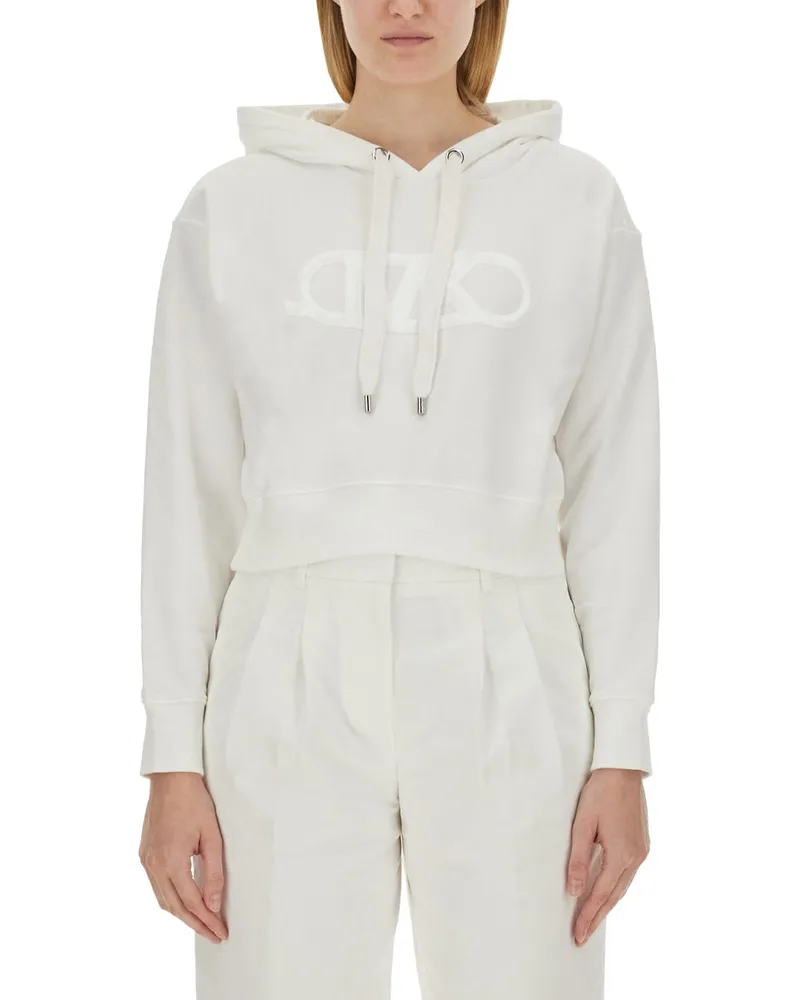 Michael Kors Michael von Michael Kors Sweatshirt mit Logo White
