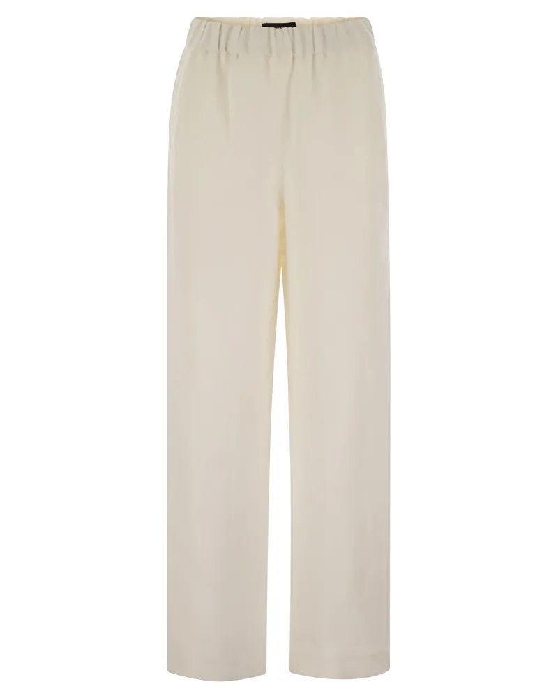 Fabiana Filippi Leinen und Viskose -Jogginghose White