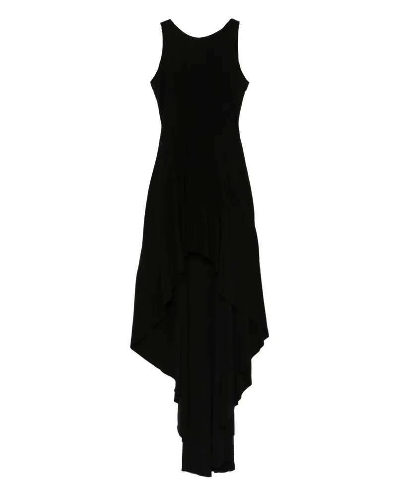 Norma Kamali Asymmetrisches Mini -Kleid Black