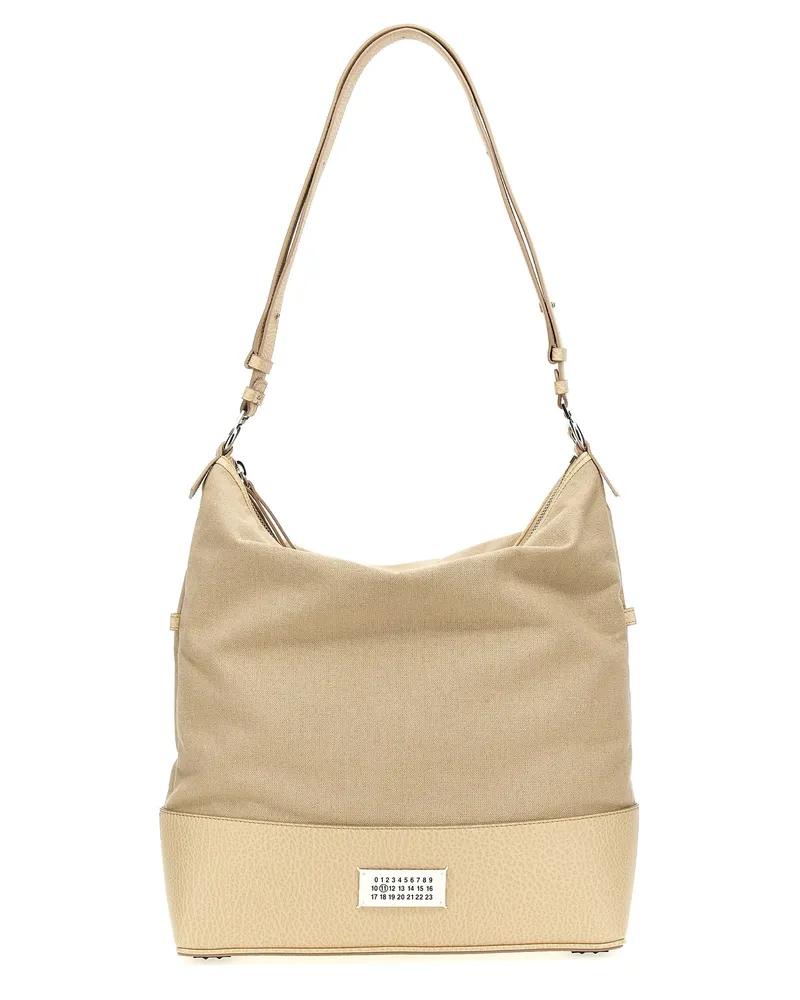 Maison Margiela 5 AC Hobo Medium' Crossbody -Tasche Beige