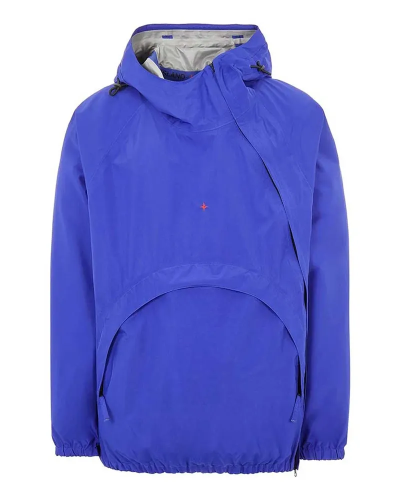 Stone Island Marina 3 Kapuzenjacke Blue