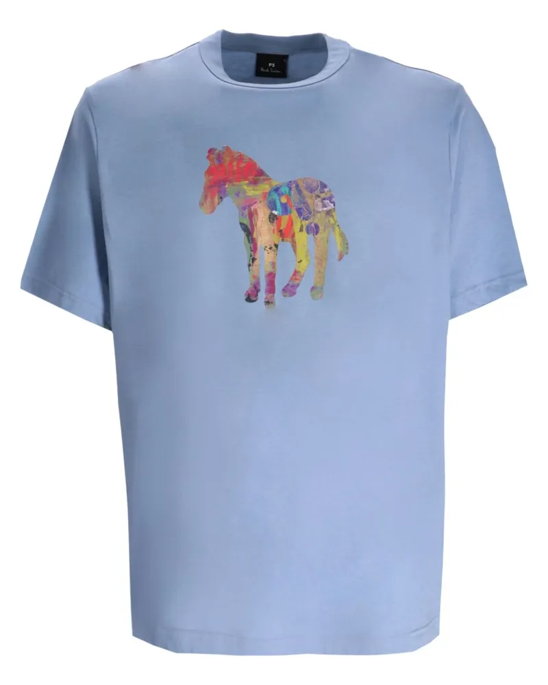 Paul Smith PS von Paul Smith Zebra Craft Cotton T -Shirt Clear