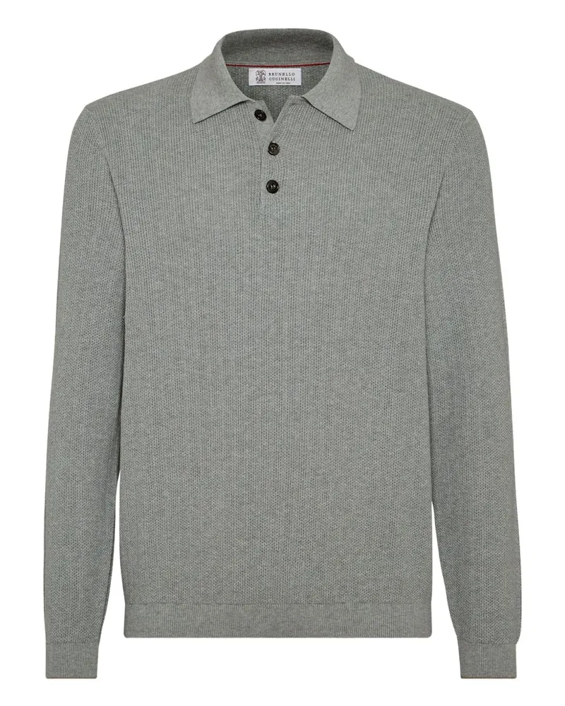 Brunello Cucinelli Baumwollgestrickte Polo Light