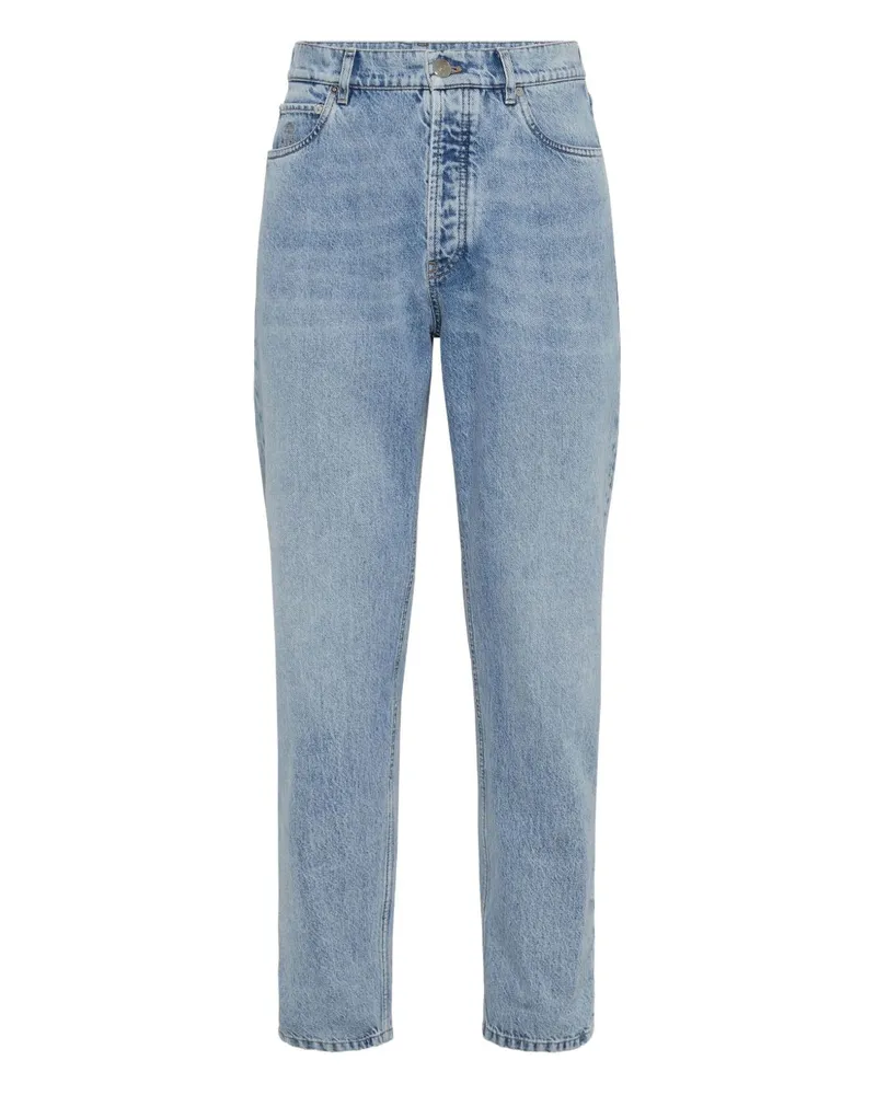 Brunello Cucinelli Denim -Baumwolljeans Blue