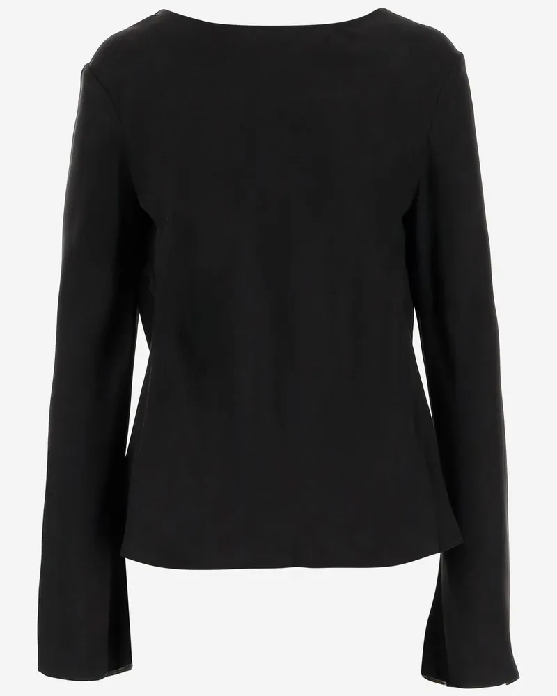 By Malene Birger Von Malene Birger Laura Hemd in Cupro und Viskose Black