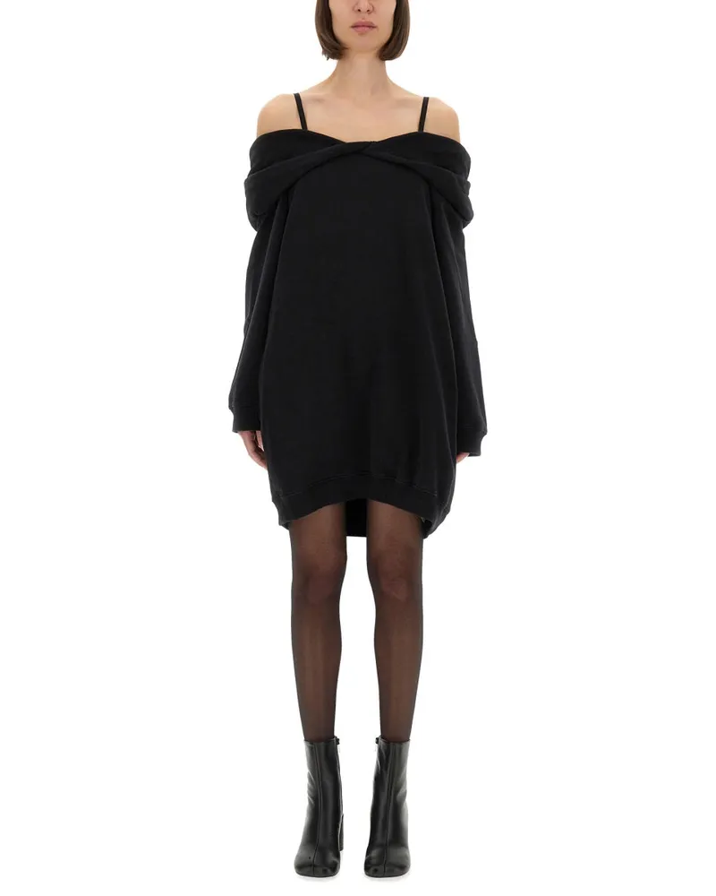 Maison Margiela Sweatshirt -Kleid Black