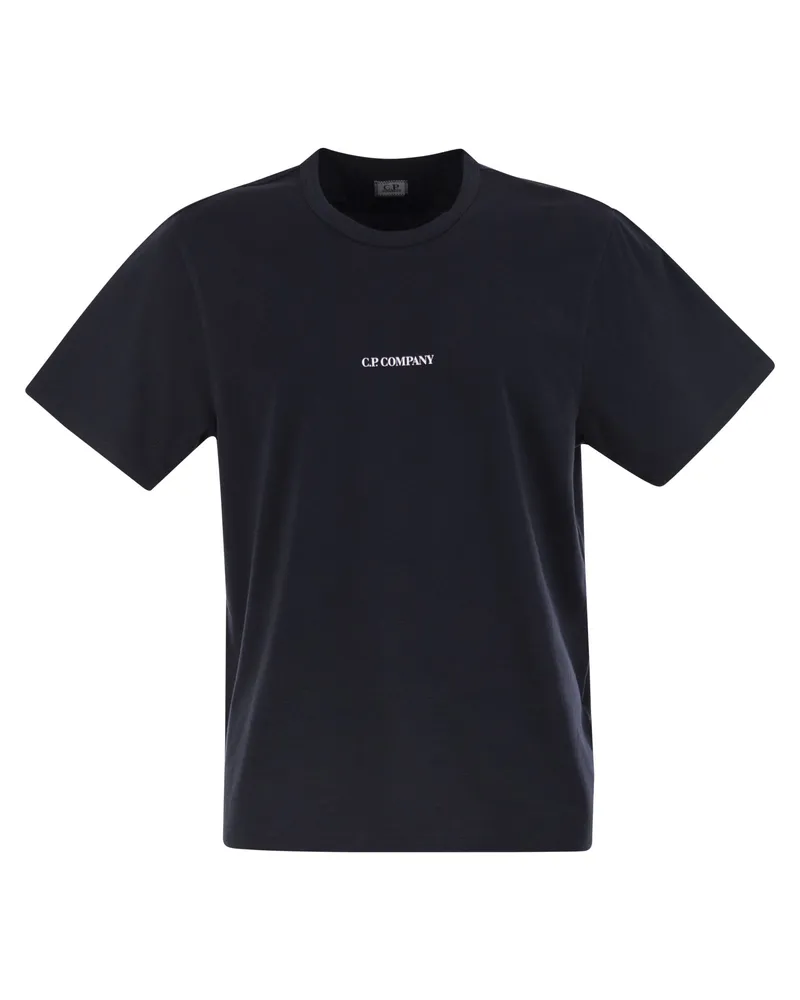 C.P. Company Cotton Jersey T -Shirt Blue