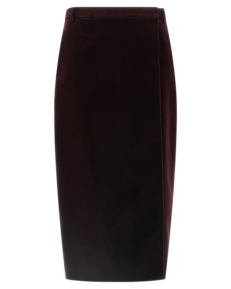 Saint Laurent Samtrock Bordeaux