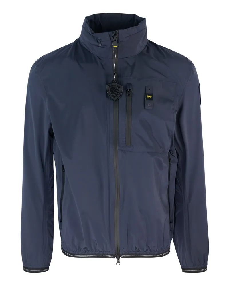 Blauer Bluer Giacca Nastrata Dewar Blu Blue
