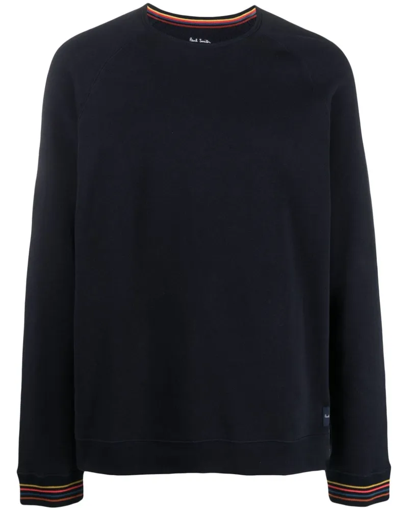 Paul Smith Signature Stripe Cotton T -Shirt Blue