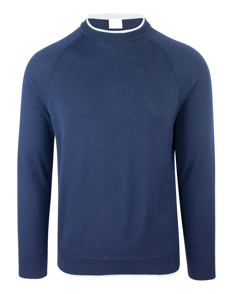 Eleventy ELEDY MAGLIA GIROCOLLO BLU Blue