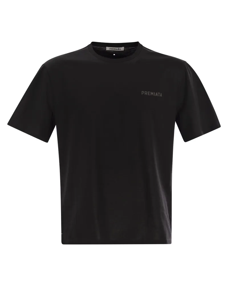 Premiata Cotton Trikot -T -Shirt Black