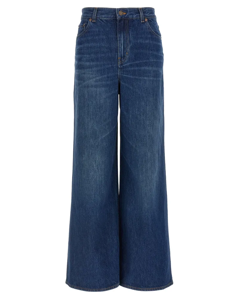 Chloé Chloé hohe Taillenjeans Blue