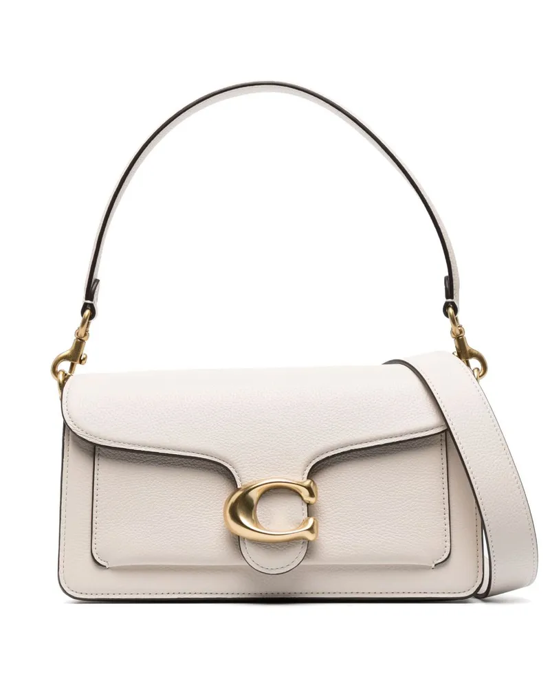 Coach Tabby 26 Lederumhängetasche White