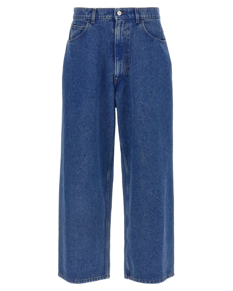 Marni Patch Jeans Blue