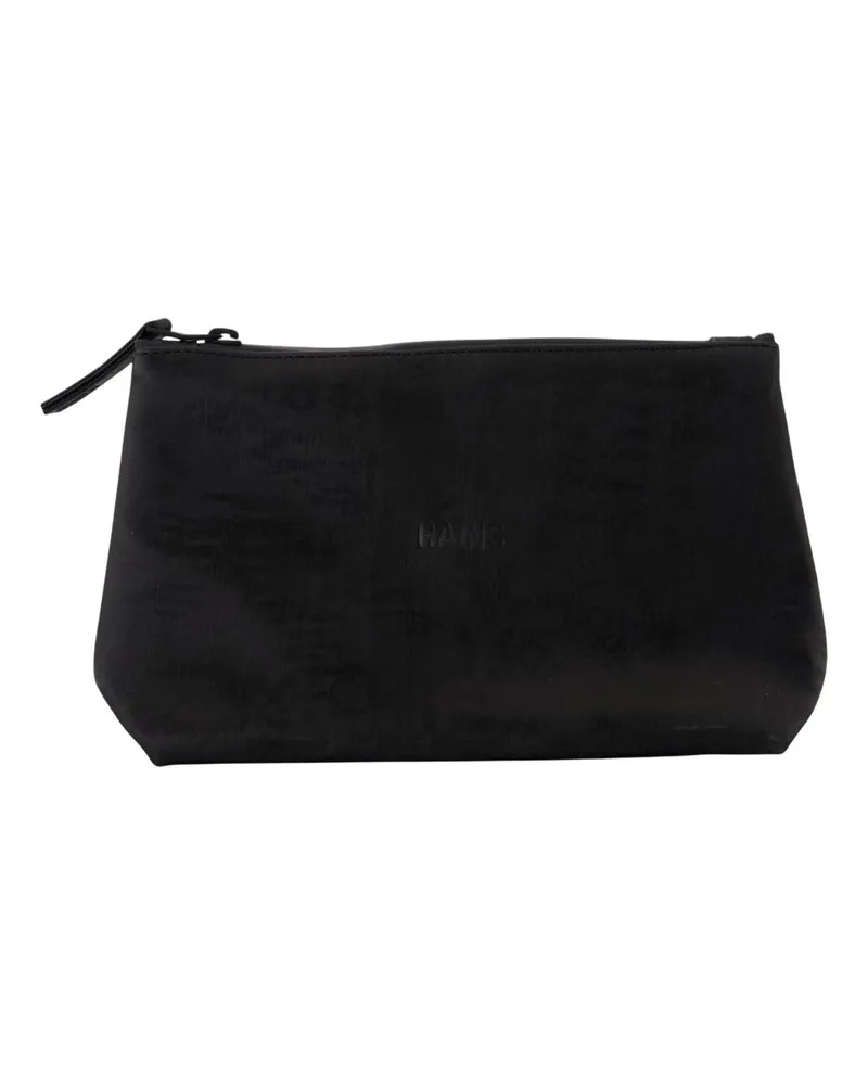 RAINS Kosmetische Tasche W3 Beutelregen synthetische Schwarz Schwarz