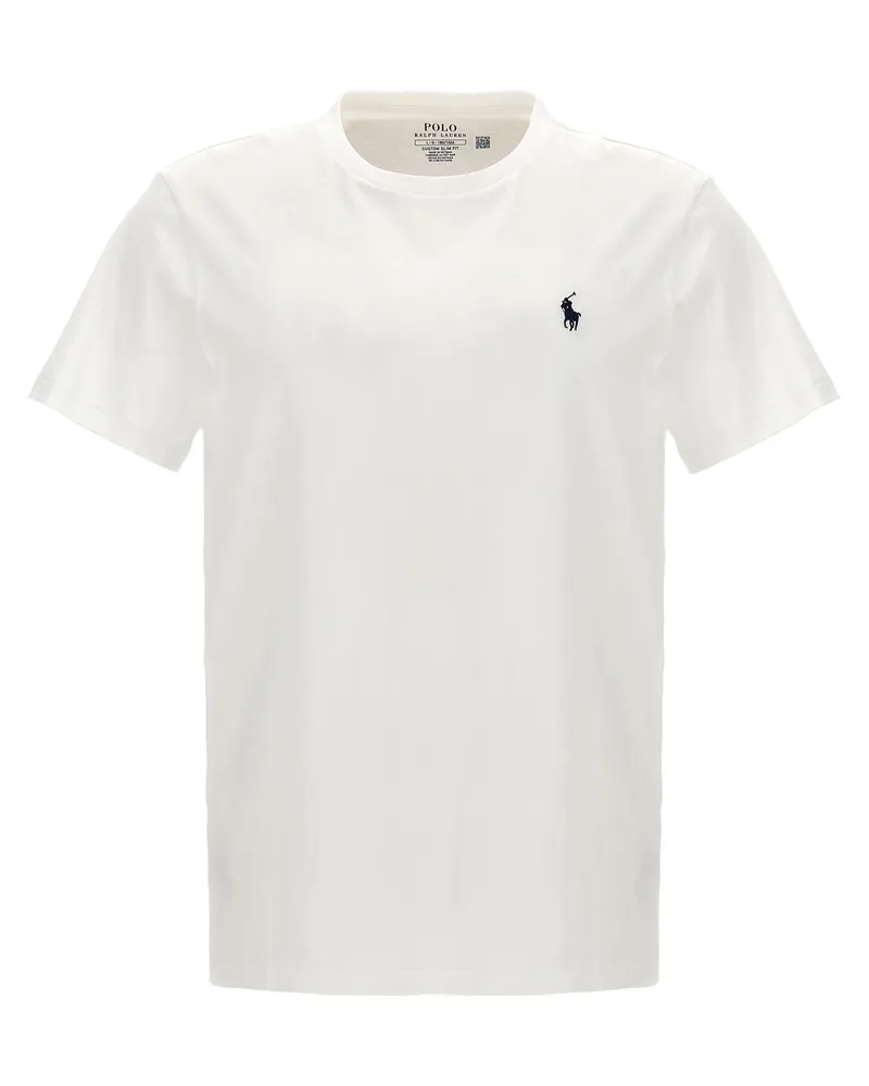 Ralph Lauren Logo T -Shirt White