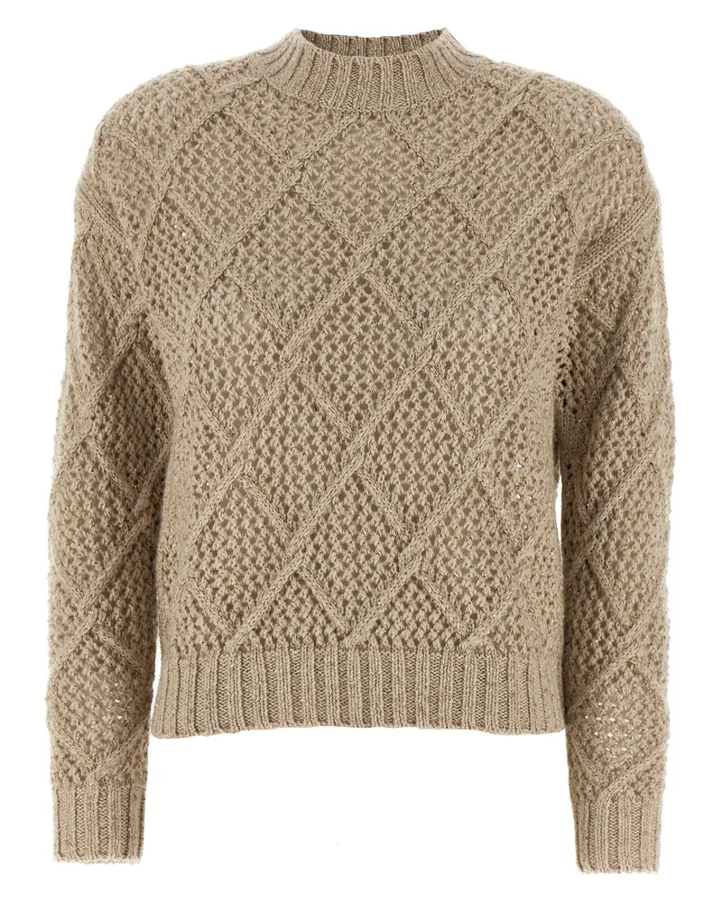 Max Mara Pullover „Ellade“ von Beige