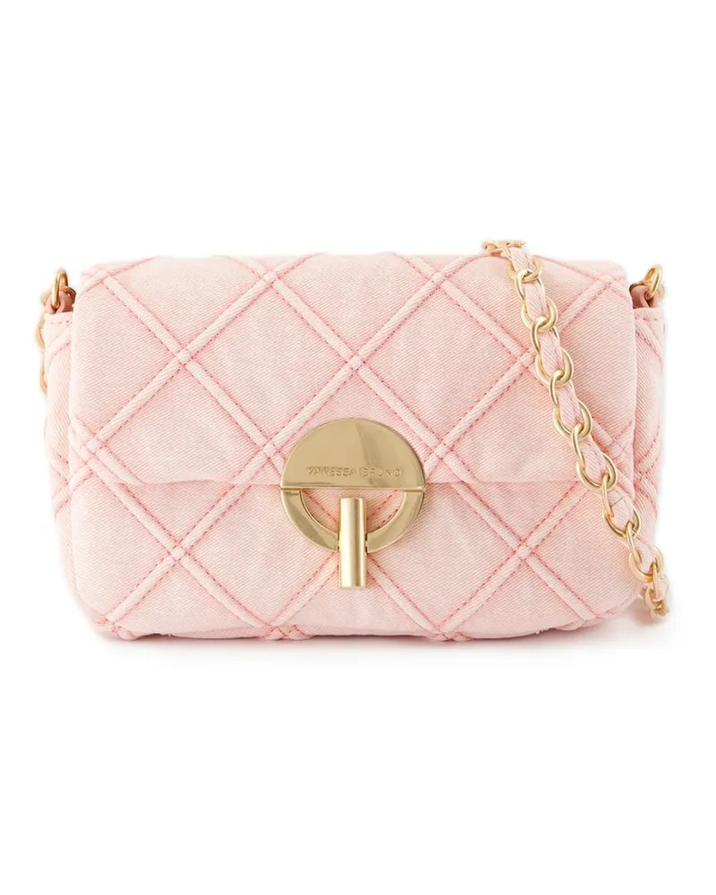 Vanessa Bruno Moon Moyen Crossbody  Cotton Pink Rosa