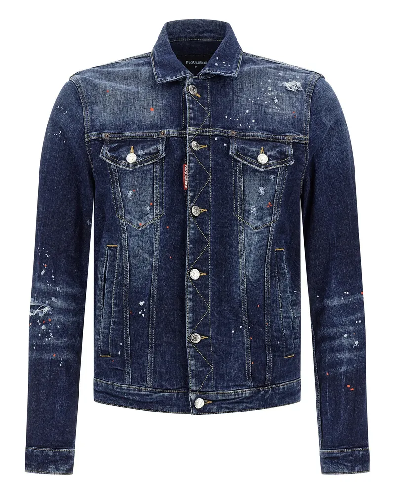 Dsquared2 Dan Jean' Jacke Blue
