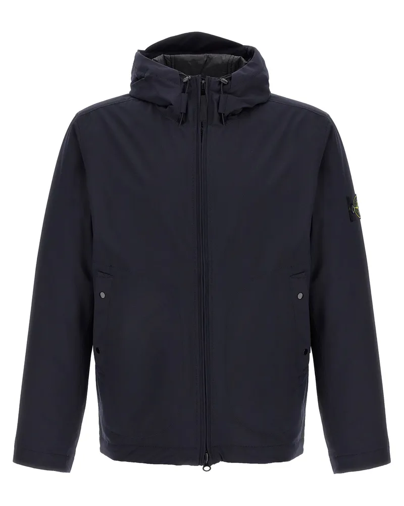 Stone Island Soft Shell R E.Dye®Technology' Jacke Blue