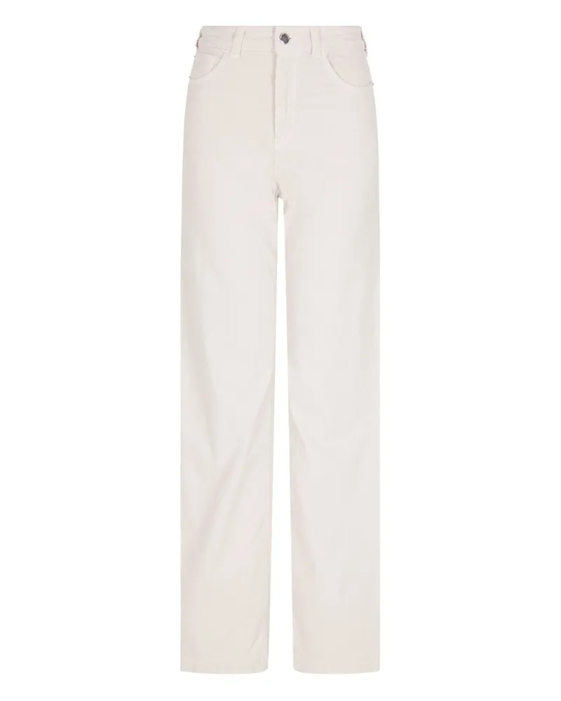 Emporio Armani Wide Leg Jeans Jeans Ivory