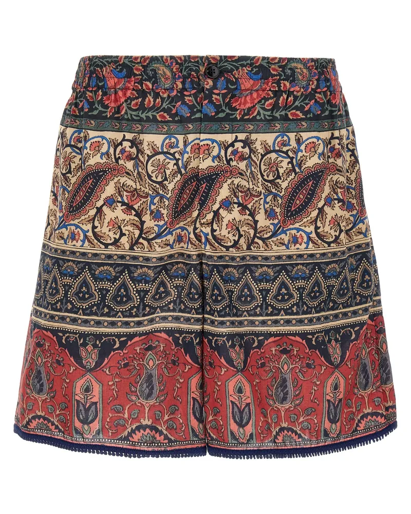 Valentino Garavani Valentino Garavani 'Voyage Imaginaire' Bermuda Shorts Multicolor
