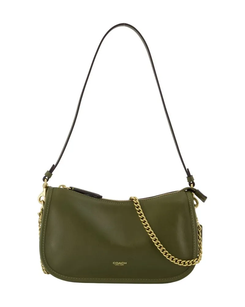 Coach Waverly Crossbody  Ledergrün Grün