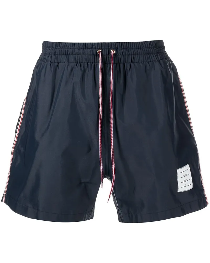Thom Browne RWB Schwimmshorts Blue