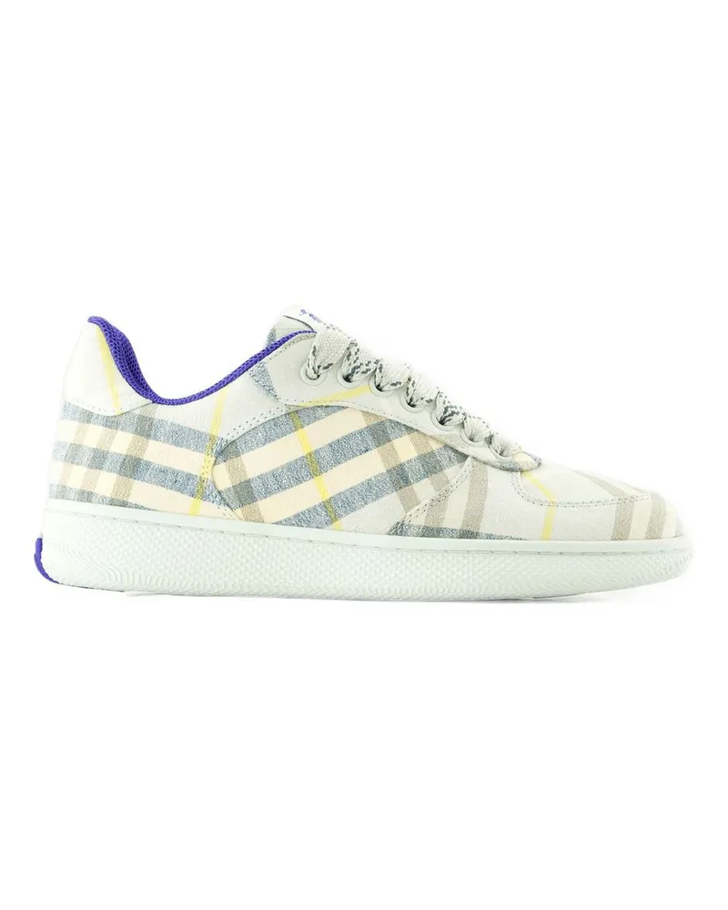 Burberry Terrassenprüfung Turnschuhe  Leinen Multi Multicolor