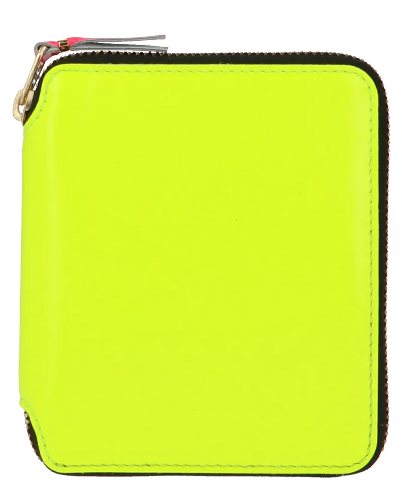 Comme des Garçons Comme des Garçons Brieftasche 'Fluo Lederlinie' Brieftasche Gelb