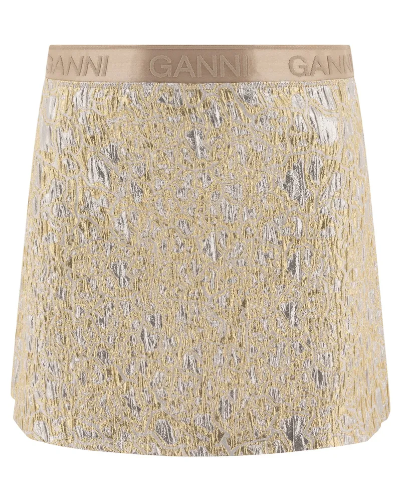 Ganni Röcke Gold