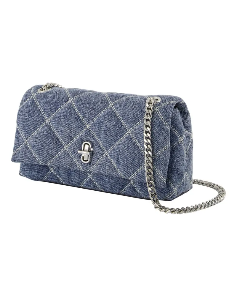 Marc Jacobs Die Doppelkettenbrieftasche auf der Kette  Baumwollblau Blau