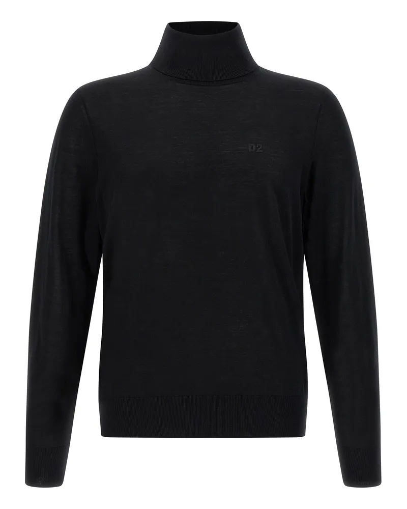 Dsquared2 Wollschildkrötenpullover Black