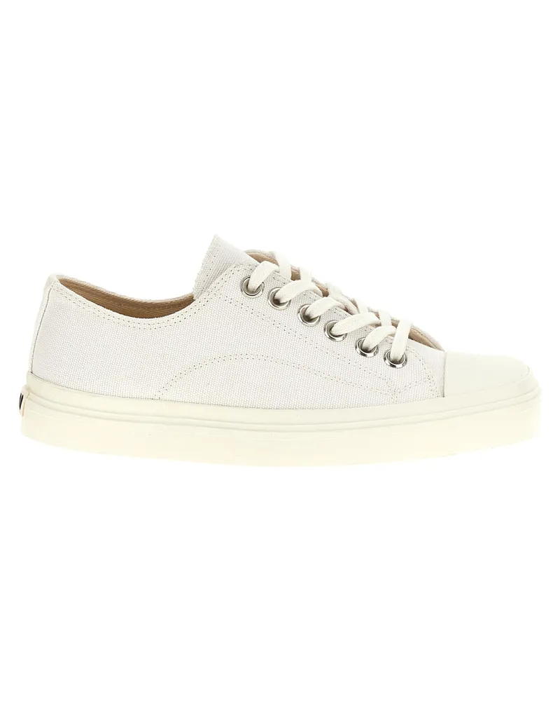 Moschino Leinwand -Sneaker White
