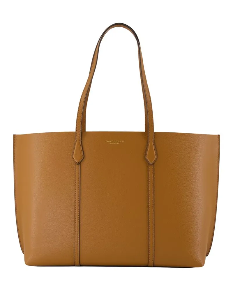 Tory Burch Perry Shopper Bag  Lederbraun Braun
