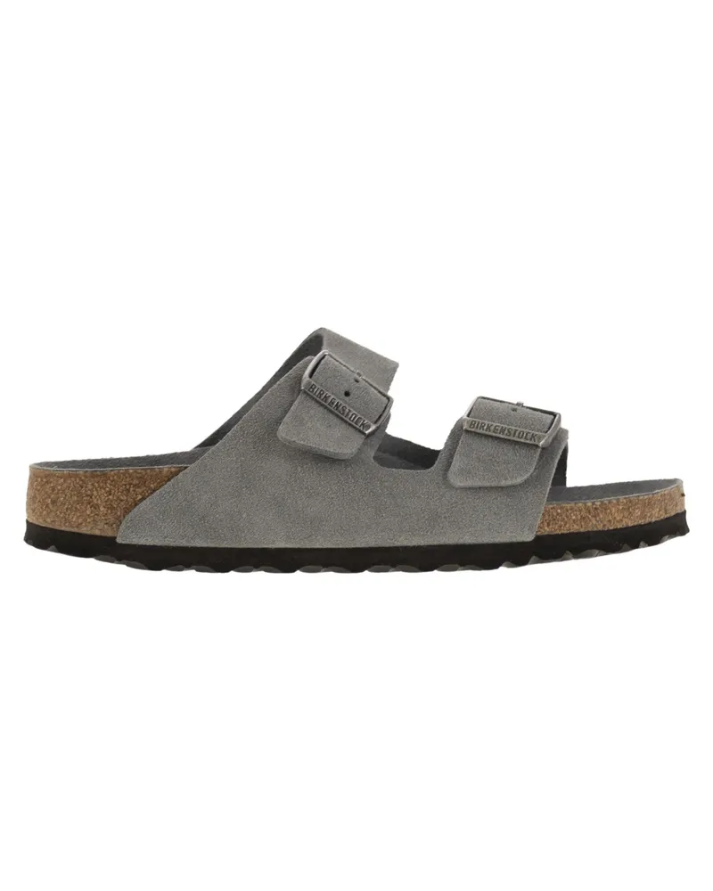 Birkenstock Arizona Flache Sandale Grey