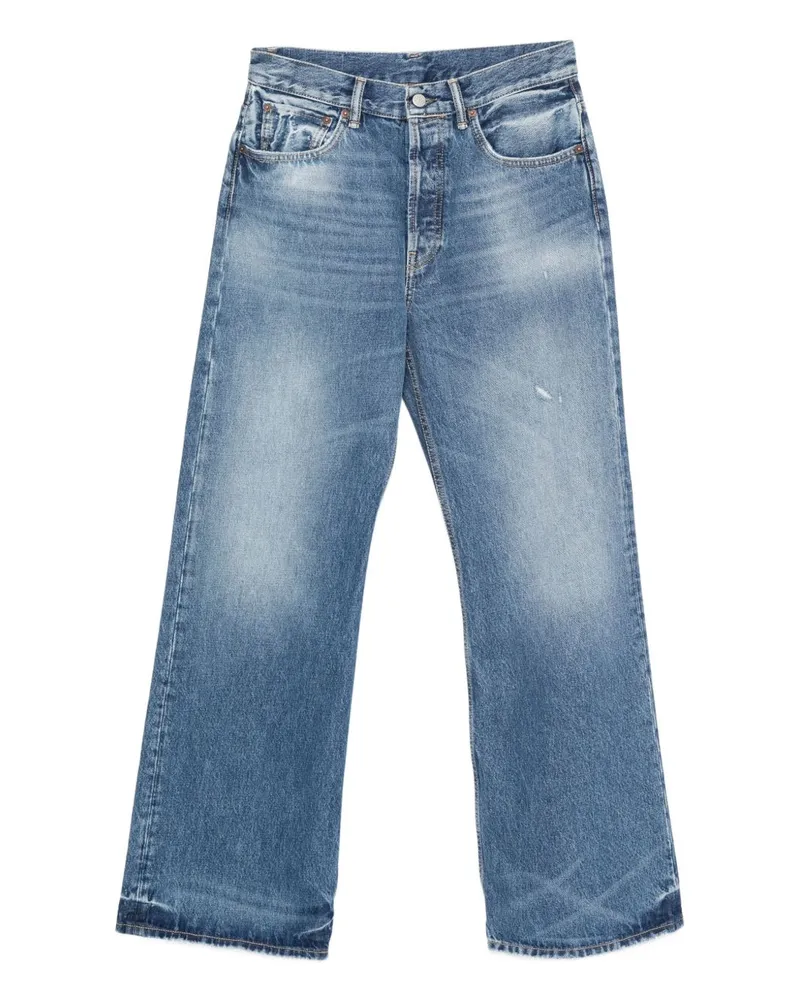 Acne Studios Denim-Baumwolljeans Blue