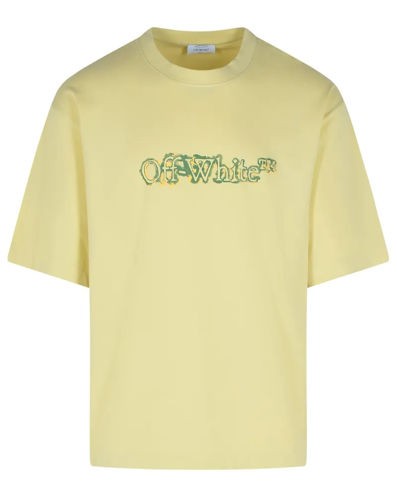 OFF-WHITE Wolky Arrow' Elfenbein Baumwoll -T -Shirt Ivory