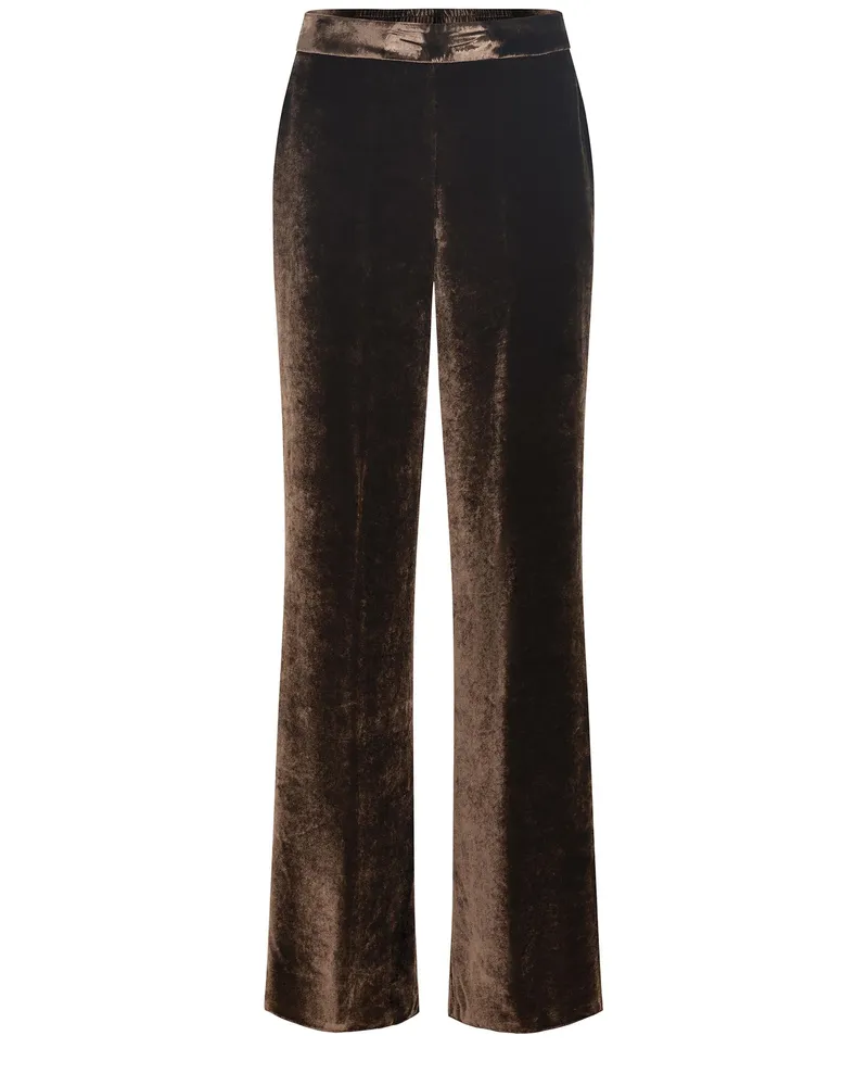 Etro Hosen aus Seidenmischung Brown