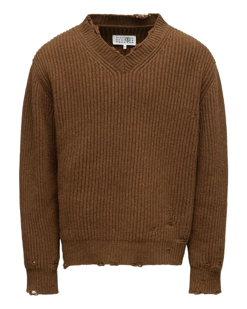 Maison Margiela Pullover braun Brown