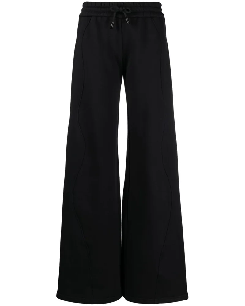 OFF-WHITE Aus weißen Baumwoll -Jogginghosen Black