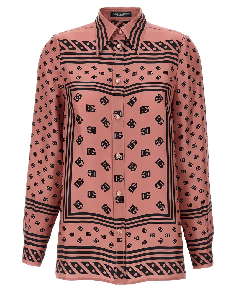 Dolce & Gabbana Seidenhemd Pink